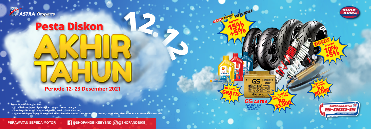 Promo 12.12 Diskon Akhir Tahun