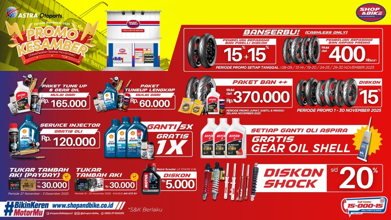 PROMO KESAMBER (KESEMPATAN SPESIAL NOVEMBER)