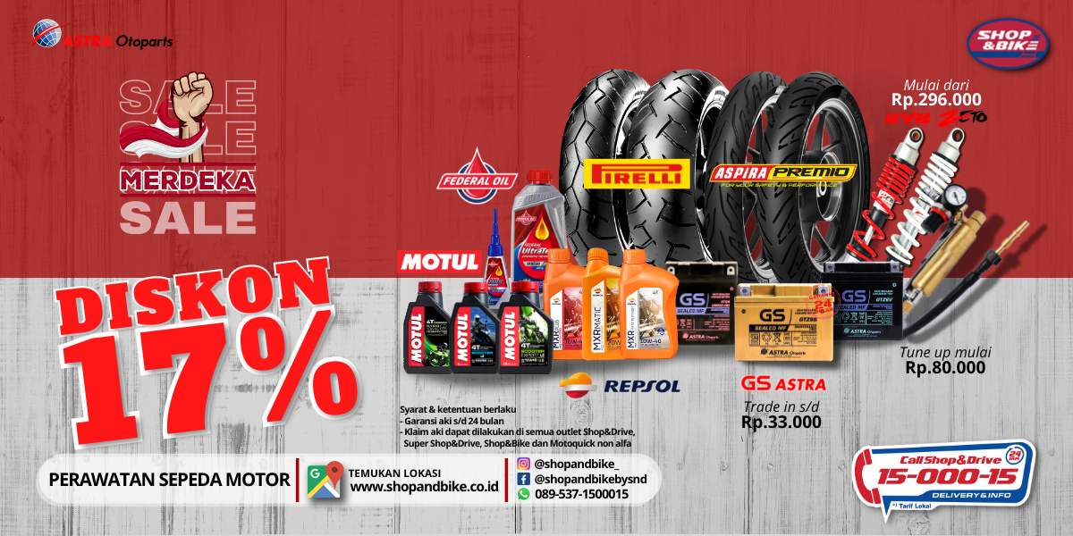 Promo Merdeka Shop&Bike