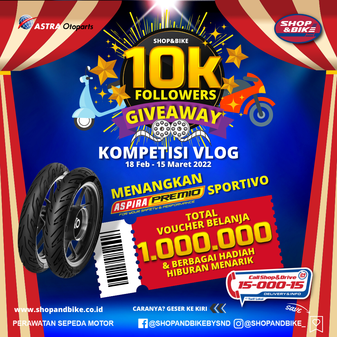 Shop&Bike 10K Giveaway